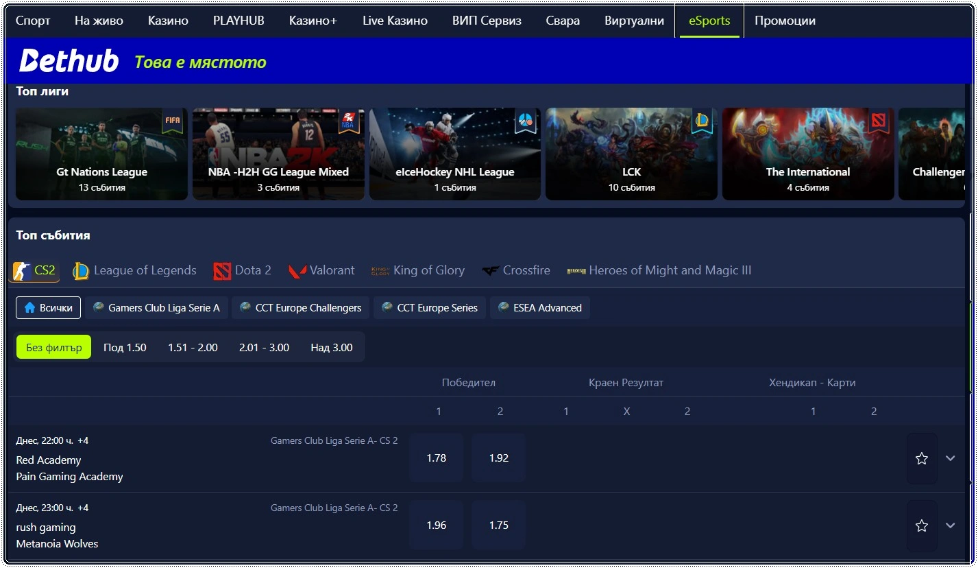 bethub esports