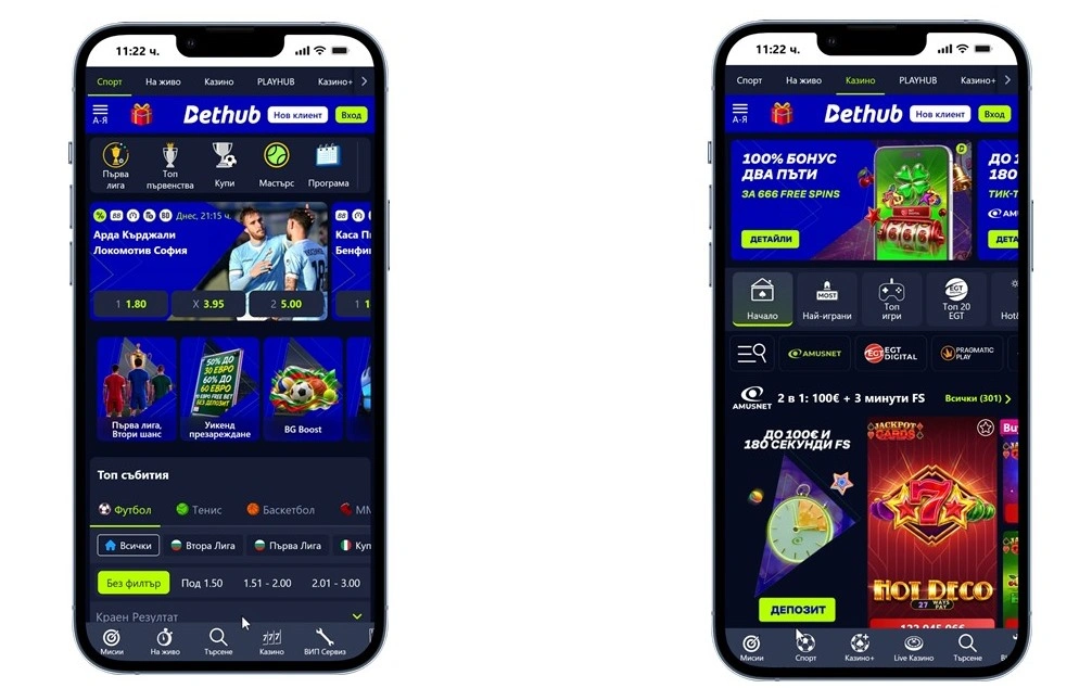 bethub mobilna versia