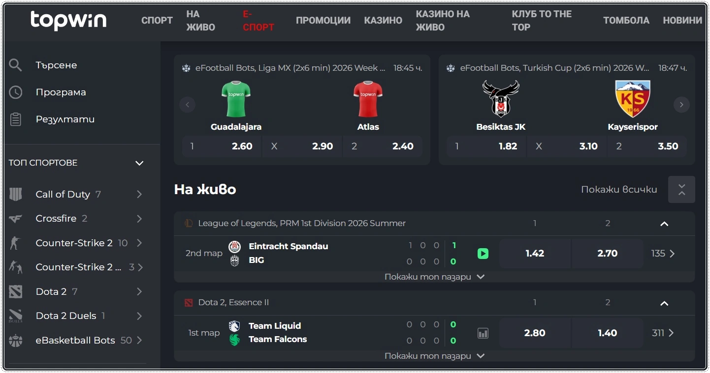 Topwin esports
